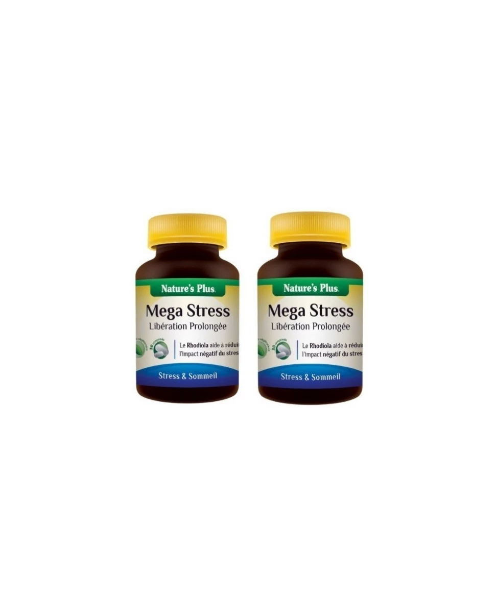 Lot de 2 Boites de Méga Stress - 30 Comprimés - Nature's Plus