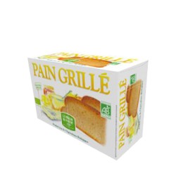 Pain Grillé Bio à la farine complète 250g-Le Moulin du Pivert