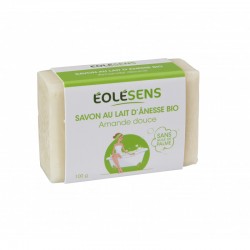 Savon au Lait d'Ânesse Bio Amande Douce - 100gr - Eolésens