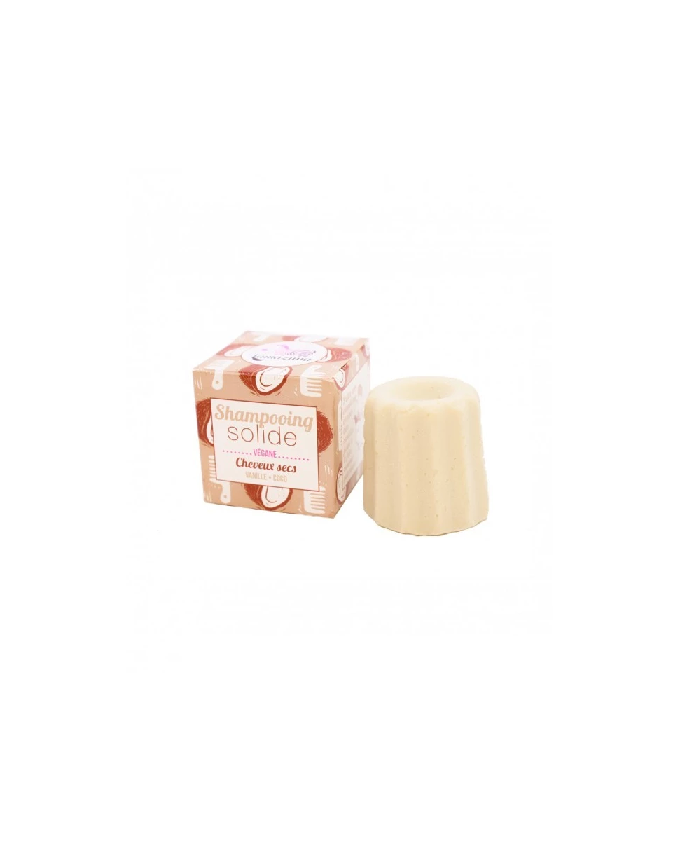 Shampooing Solide Cheveux Secs Vanille/Coco  - Lamazuna