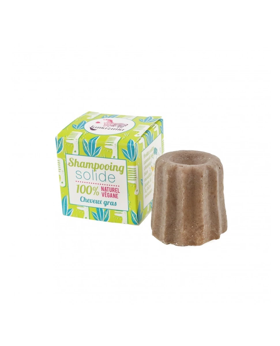 Shampooing Solide Cheveux Gras à la Litsée Citronnée  - Lamazuna