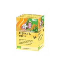 Tisane Urgence & Stress aux Fleurs de Bach - 15 Infusettes - Salus