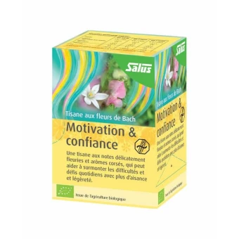 Tisane Motivation & Confiance aux Fleurs de Bach - 15 Infusettes - Salus