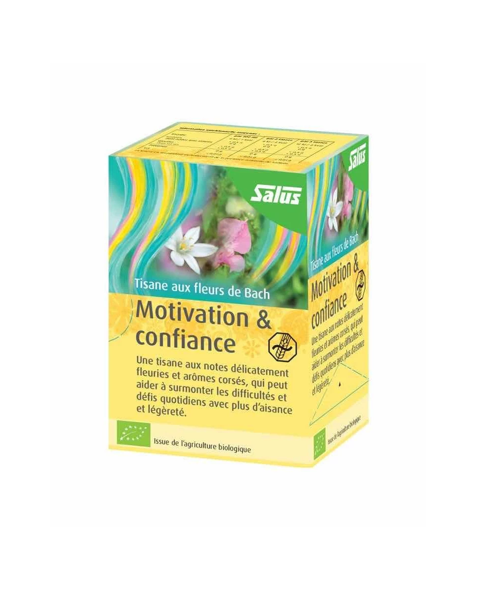 Tisane Motivation & Confiance aux Fleurs de Bach - 15 Infusettes - Salus