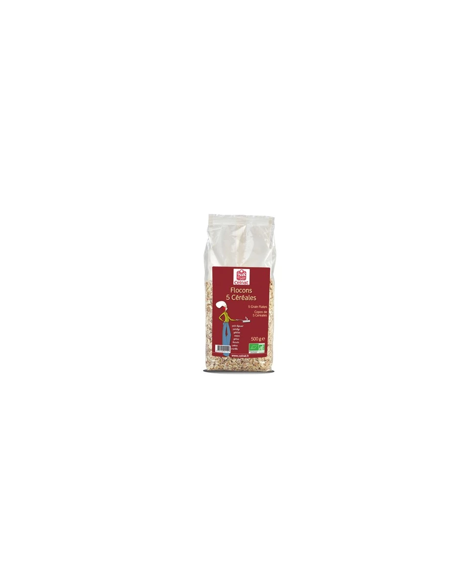Flocons 5 Céréales, Celnat, 500g