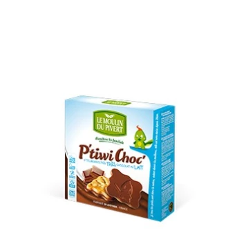 P'tiwi Choc' Bio Chocolat au Lait 125g-Le Moulin du Pivert