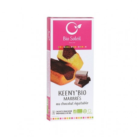 Keeny'Bio Marbré au Chocolat Equitable - 5 pièces - Bio Soleil