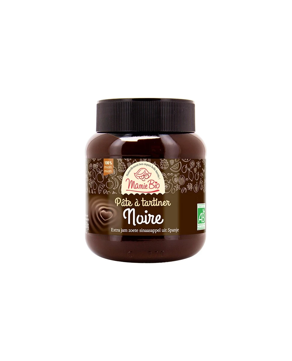Pâte à Tartiner Noire Bio 350g-Mamie Bio