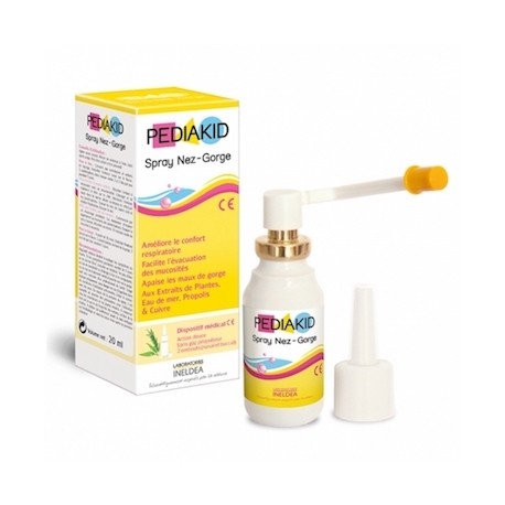 Pediakid Spray Nez-Gorge - 20ml - Laboratoire Ineldea