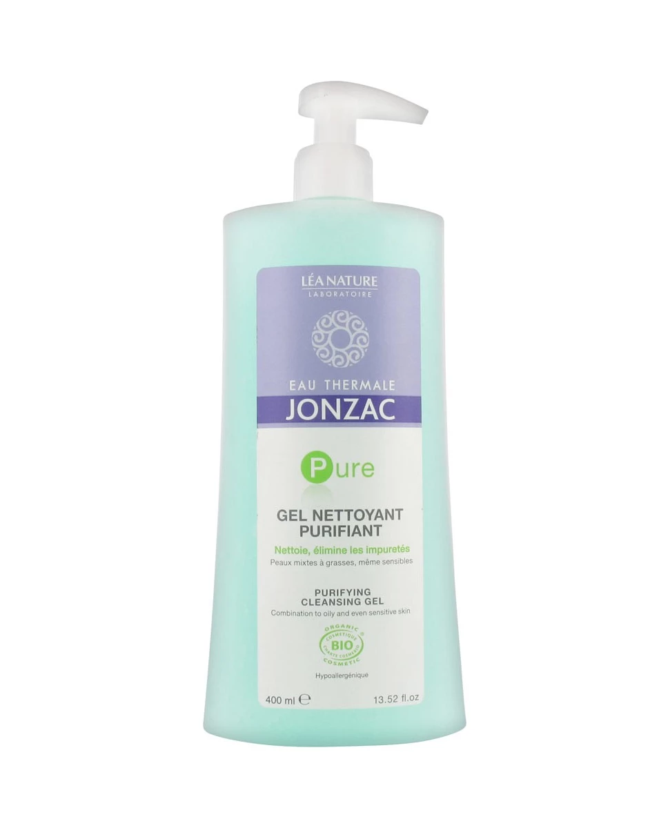 Gel Nettoyant Purifiant 400mL "Pure" - Eau Thermale Jonzac