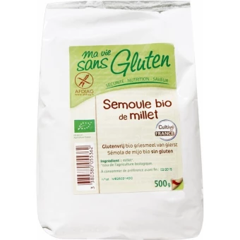 Semoule Bio de Millet 500g-Ma Vie Sans Gluten
