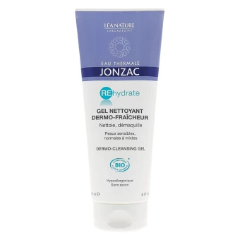 Gel Nettoyant Dermo-Fraîcheur "REhydrate" - 200mL - Eau Thermale Jonzac