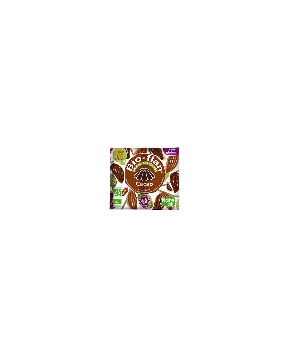 Bio-Flan Cacao - 2x11gr - Nat Ali