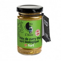 Pâte de Curry Thaï Vert Biologique - 100gr - Autour du Riz