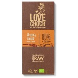 Tablette de Chocolat Cru Amande & Baobab - Lovechock
