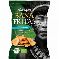 Bana Fritas Con Sal - 80g - El origen