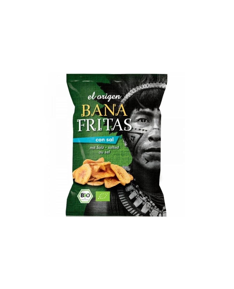 Bana Fritas Con Sal - 80g - El origen