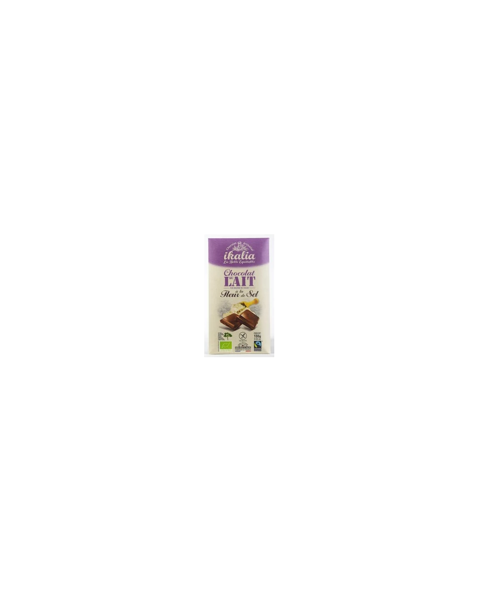 Chocolat au Lait à la Fleur de Sel - 100gr - Ikalia
