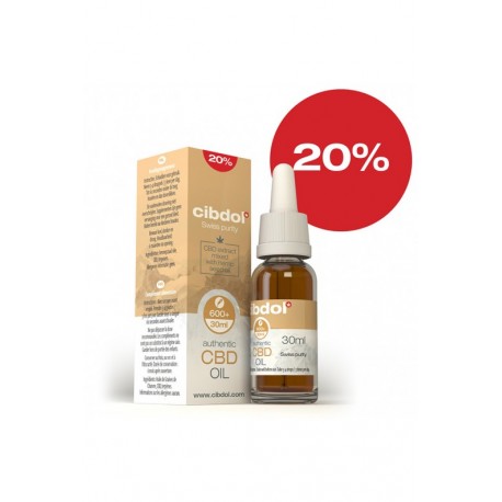 Huile de CBD Bio 20% - 30ml - Cibdol