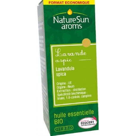 Lavande Aspic, Huile Essentielle - 30ml - NatureSun'Aroms