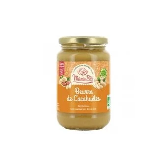 Beurre de Cacahuète Crunchy - 350gr - Mamie Bio
