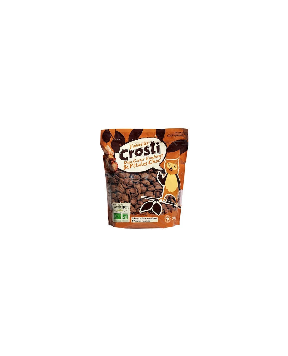 Crosti Duo Coeur Fondant & Pétales Choc' - 500g - Joseph Favrichon