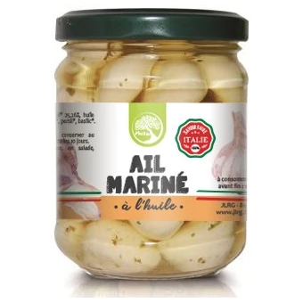 Ail Mariné à l'Huile Bio - 190g - Philia