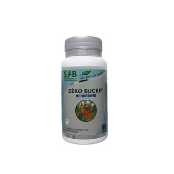 Zéro Sucre Berbérine - 80 Gélules - Laboratoires SFB