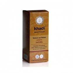 Coloration Végétale Noisette Naturel Châtain Foncé - 100g - Khadi