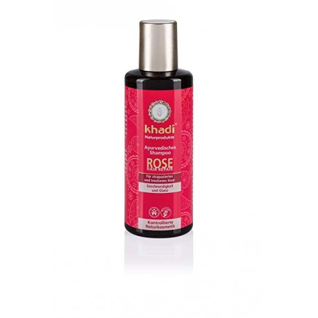 Shampoing Ayuvédique Rose Réparateur - 210ml - Khadi