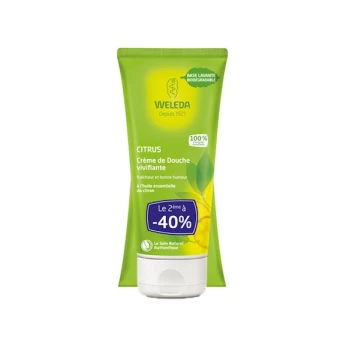 Lot de 2 Crèmes de Douche Vivifiante Citrus - Le 2ème à 40% - 2x200ml - Weleda
