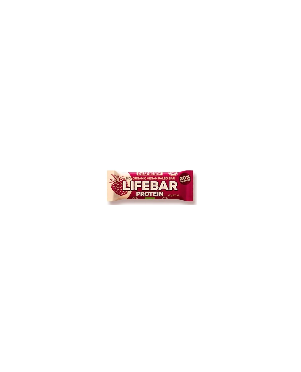 Lifebar Protein Raspberry - 47g - Lifefood