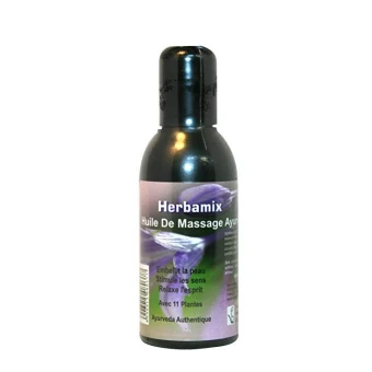 Huile de Massage Ayurvedique aux 11 plantes - 100ml - Herbamix