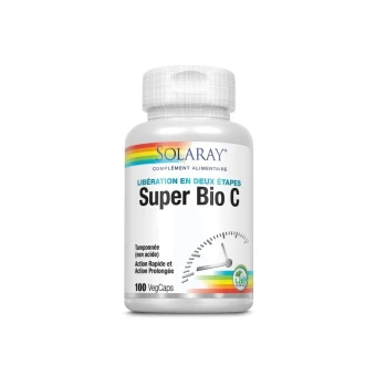 Super Bio C - 100 Capsules Végétales - Solaray