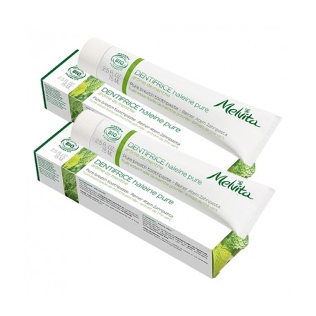 Dentifrice Haleine Pure - 2x75ml - Melvita