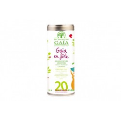 Gaia en fête, Thé Vert et Noir 100g-Les Jardins de Gaia