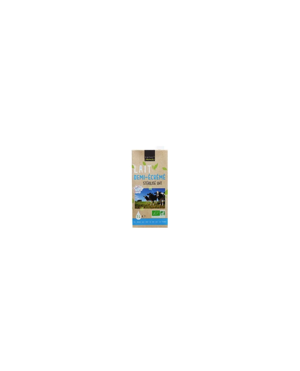 Lait Demi-Ecrémé Stérilisé UHT Bio - 1L - Natur'Avenir