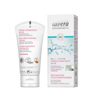 Crème Hydratante Riche Basis Sensitiv - 50mL - Lavera