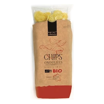 Chips Ondulées Allégées en Sel - 200gr - Natur'Avenir