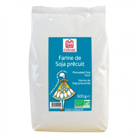 Farine de Soja Précuit - 500g - Celnat