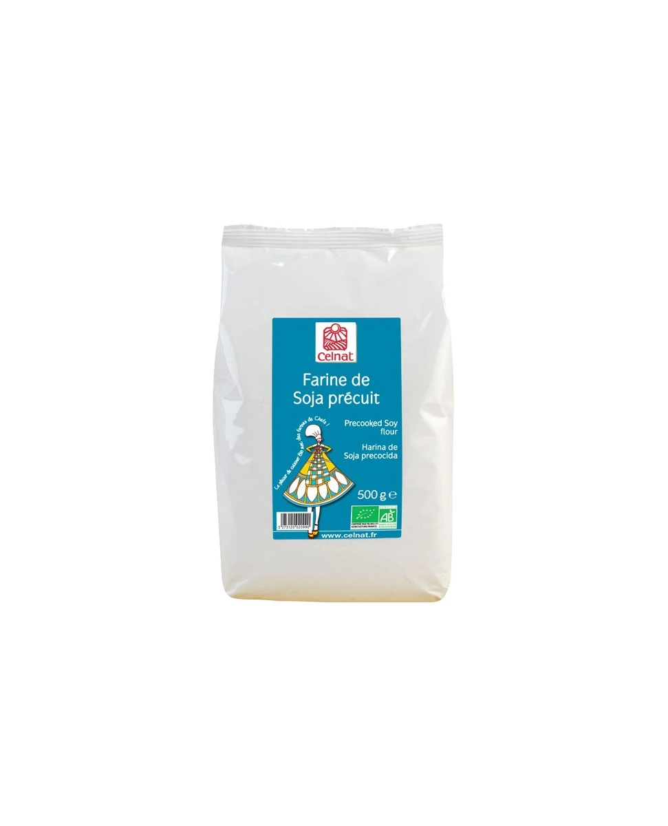 Farine de Soja Précuit - 500g - Celnat