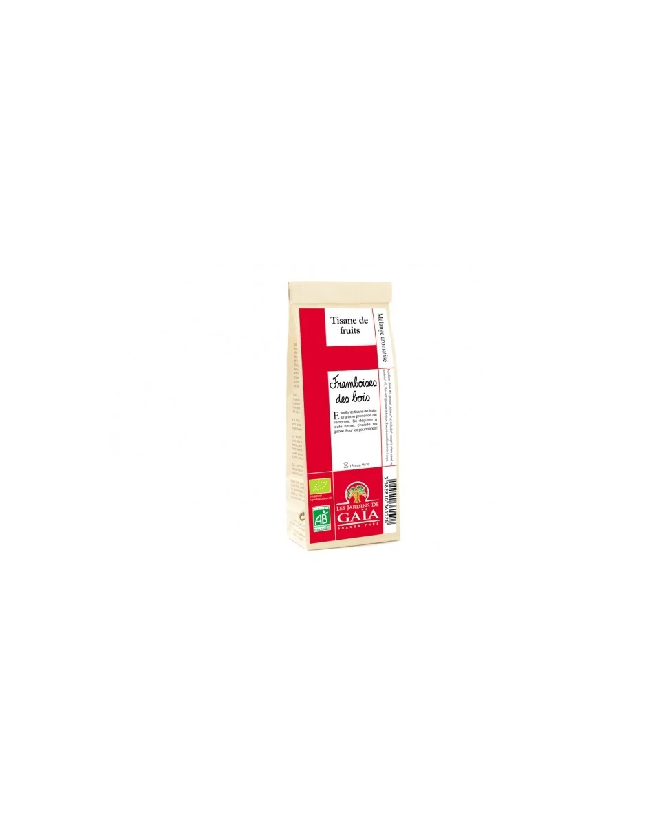 Framboises des Bois, Tisane de fruits 100g-Les Jardins de Gaia