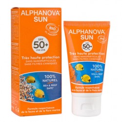 Lait Solaire Bio 50+ - 50g - Alphanova Sun