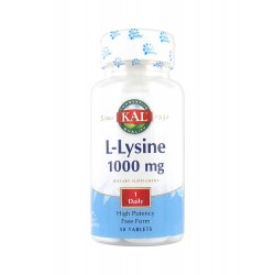 L-Lysine 1000mg - 50 Comprimés - Kal