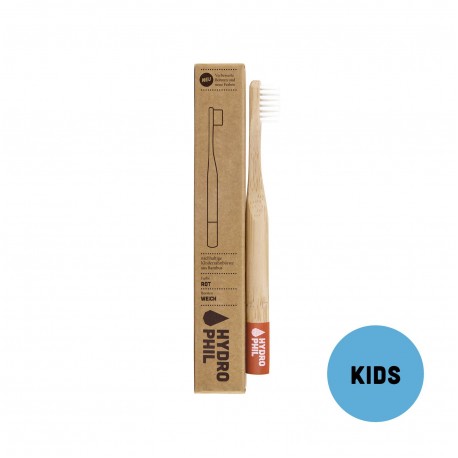 Brosse à Dents Enfant Souple Rouge - HydroPhil