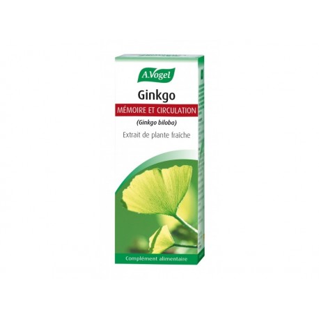 Ginkgo - Extrait de Plante Fraiche - 50ml - A.Vogel