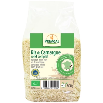 Riz Rond Complet de Camargue 500g-Priméal