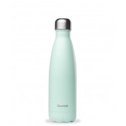 Bouteille Nomade Isotherme - Pastel Vert - 500ml - Qwetch