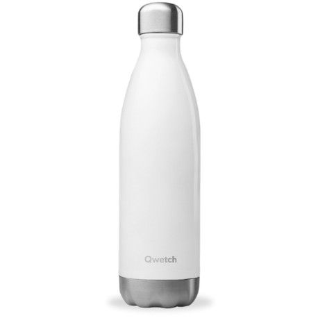 Bouteille Nomade Isotherme - Blanc Original - 750ml - Qwetch