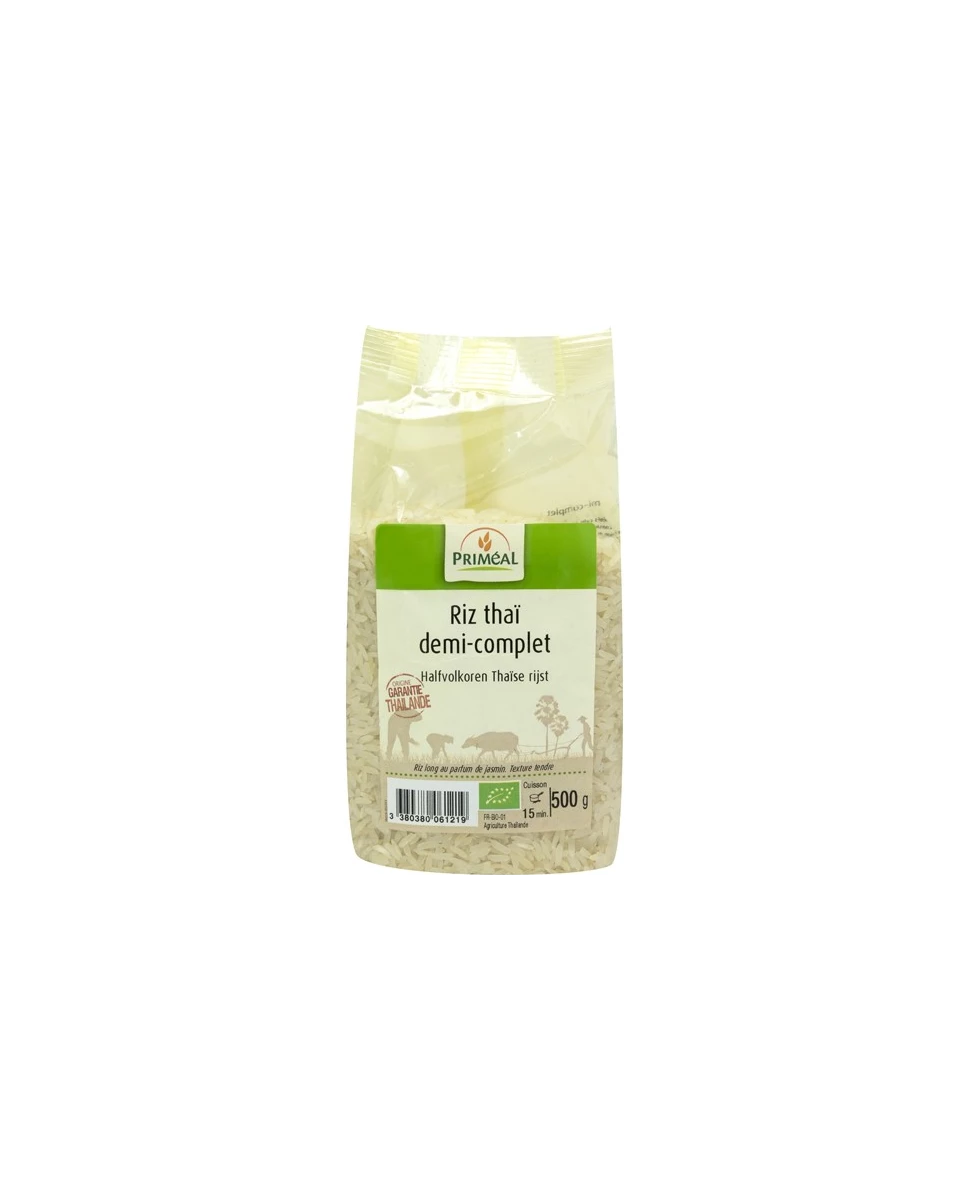 Riz Thai Demi-complet 500g-Priméal